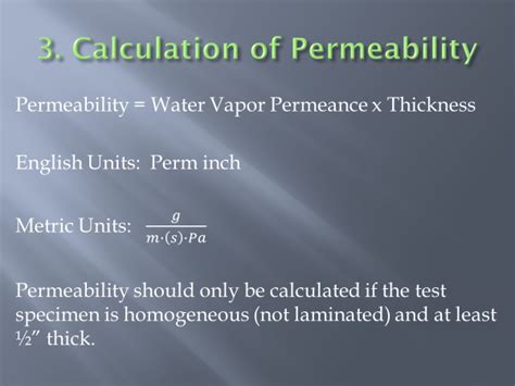 water permeability test for paint|permeability vs thickness.